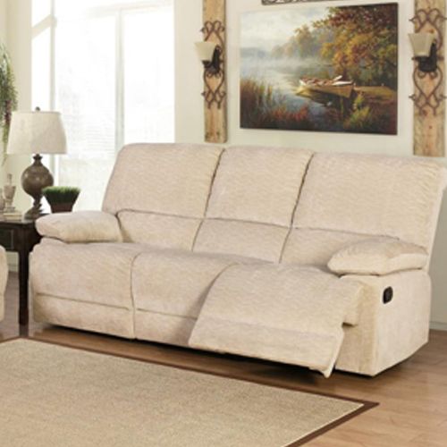 Berwick Recliner Fabric 3 Seater Silver